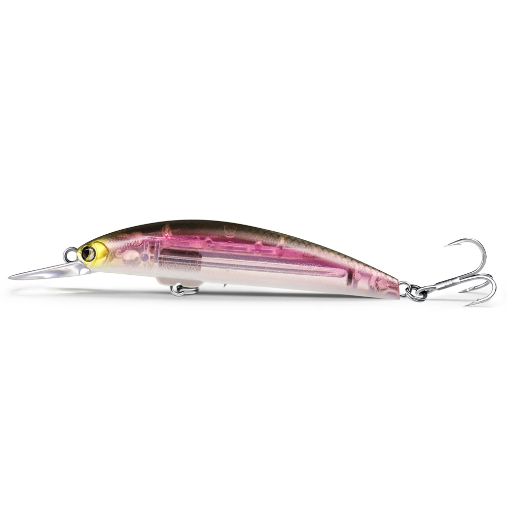 Lurefans X68 suspending is a small wobbler/jerkbait with its own casting system that allows you to cast further. color: 105