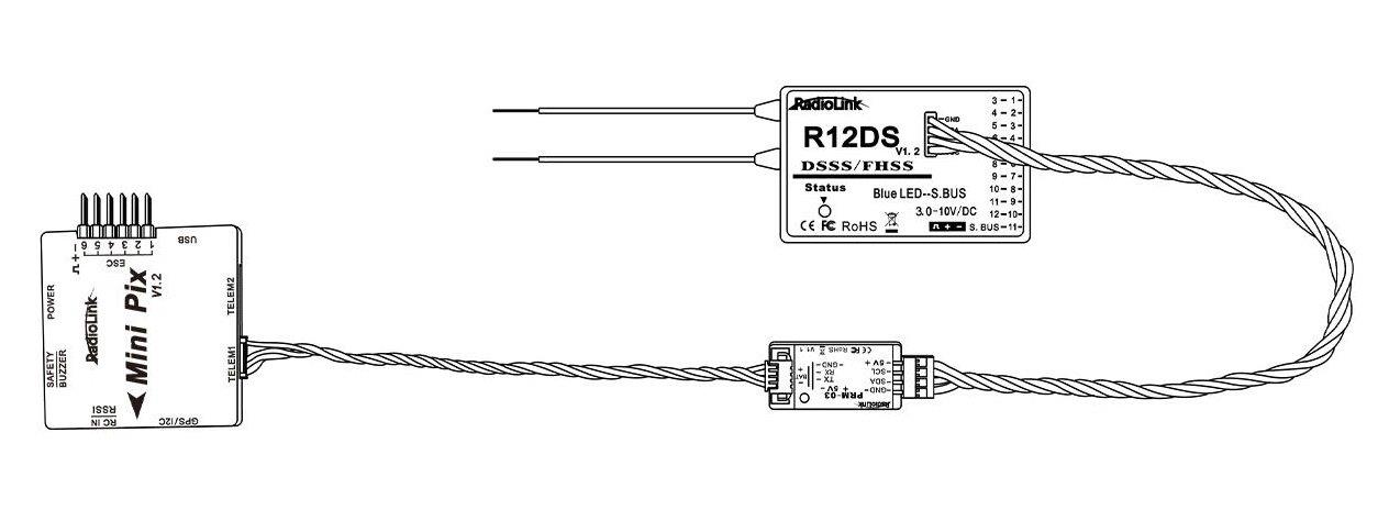 RadioLink PRM-03 OSD Telemetri Sensor - 3
