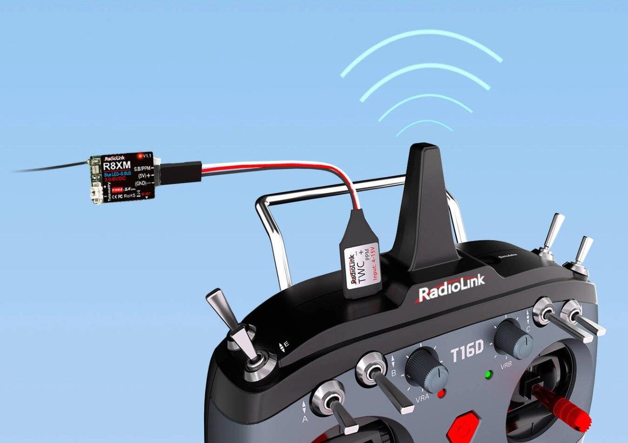 RadioLink TWC Trådlös Lärar-Elev Kabel USB-C (T12D/T16D) - 4