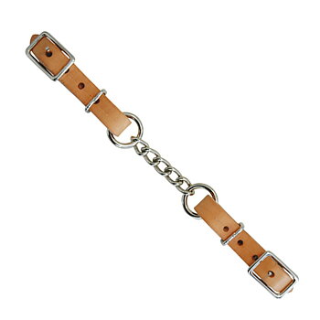 Curbstrap Lakota kedja/läder, natur