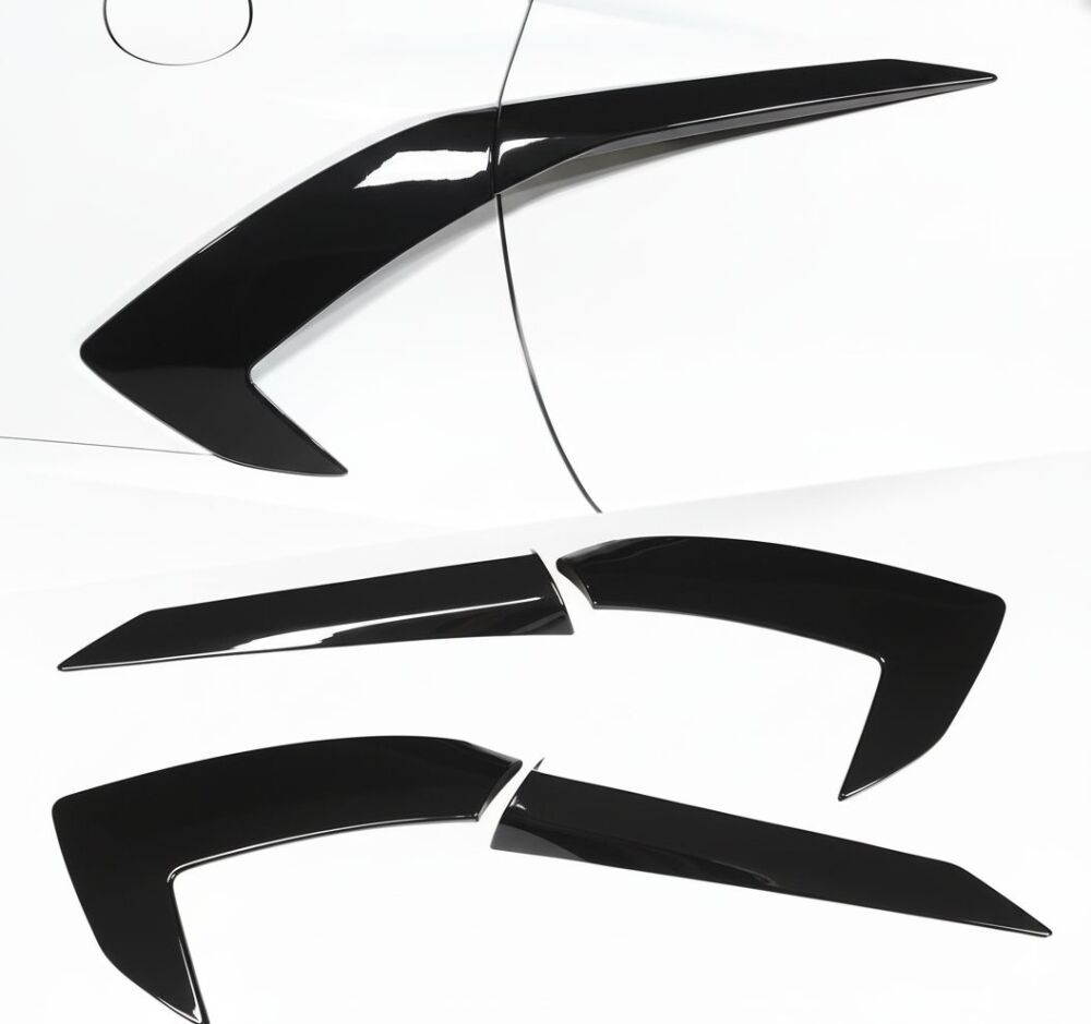 Sidodetaljer (Side Door Garnish) – Blank Svart - 4