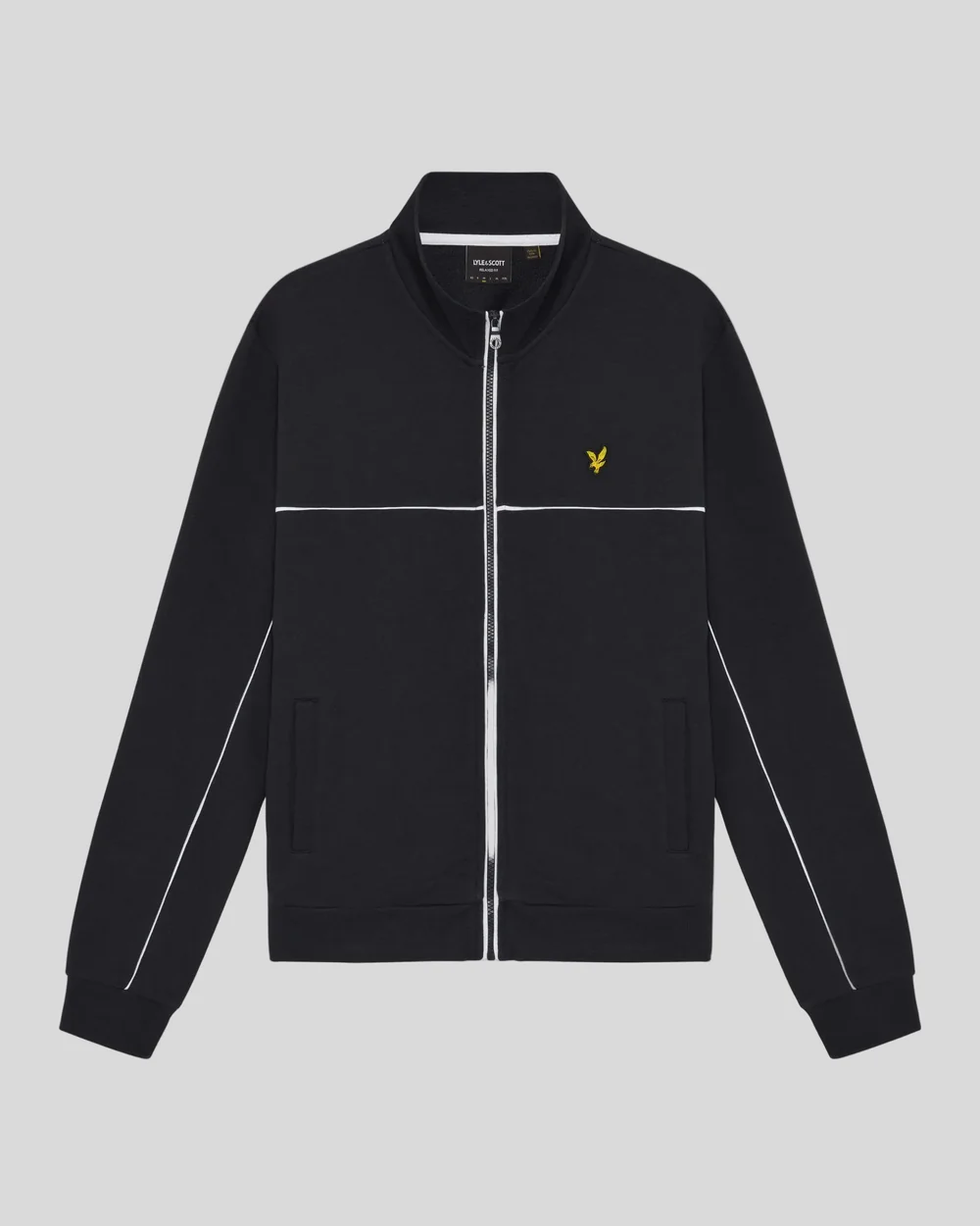 Lyle & Scott - Piped Full Zip Track Top - Dark Navy - 5