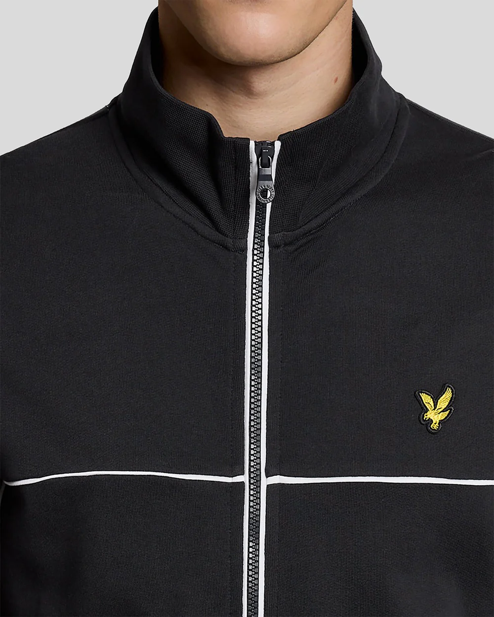 Lyle & Scott - Piped Full Zip Track Top - Dark Navy - 3