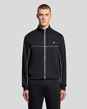 Lyle & Scott - Piped Full Zip Track Top - Dark Navy
