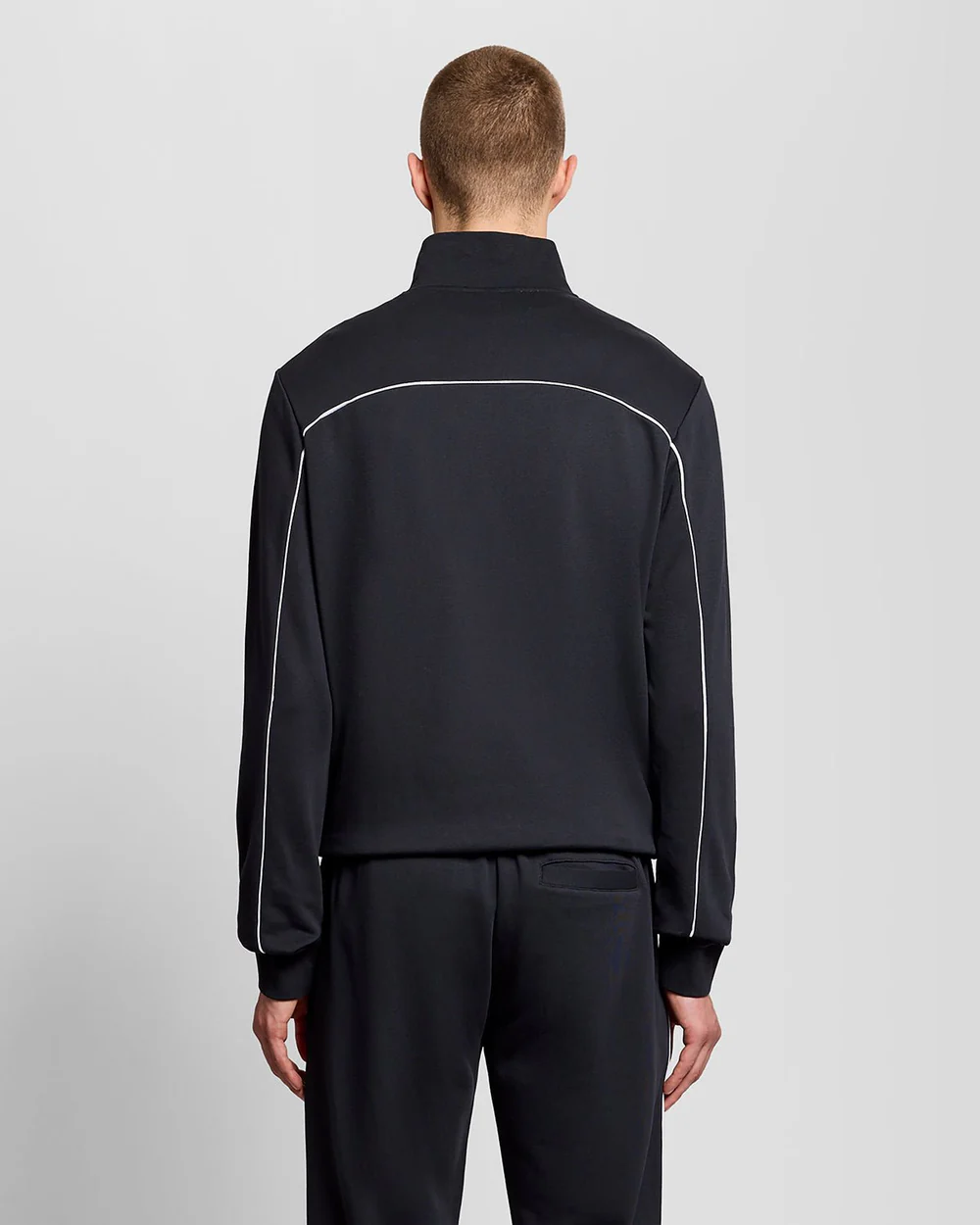 Lyle & Scott - Piped Full Zip Track Top - Dark Navy - 2
