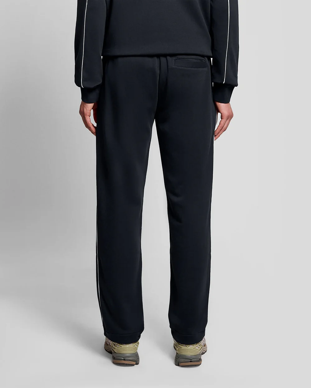 Lyle & Scott - Piped Straight Leg Track Bottoms - Dark Navy - 3
