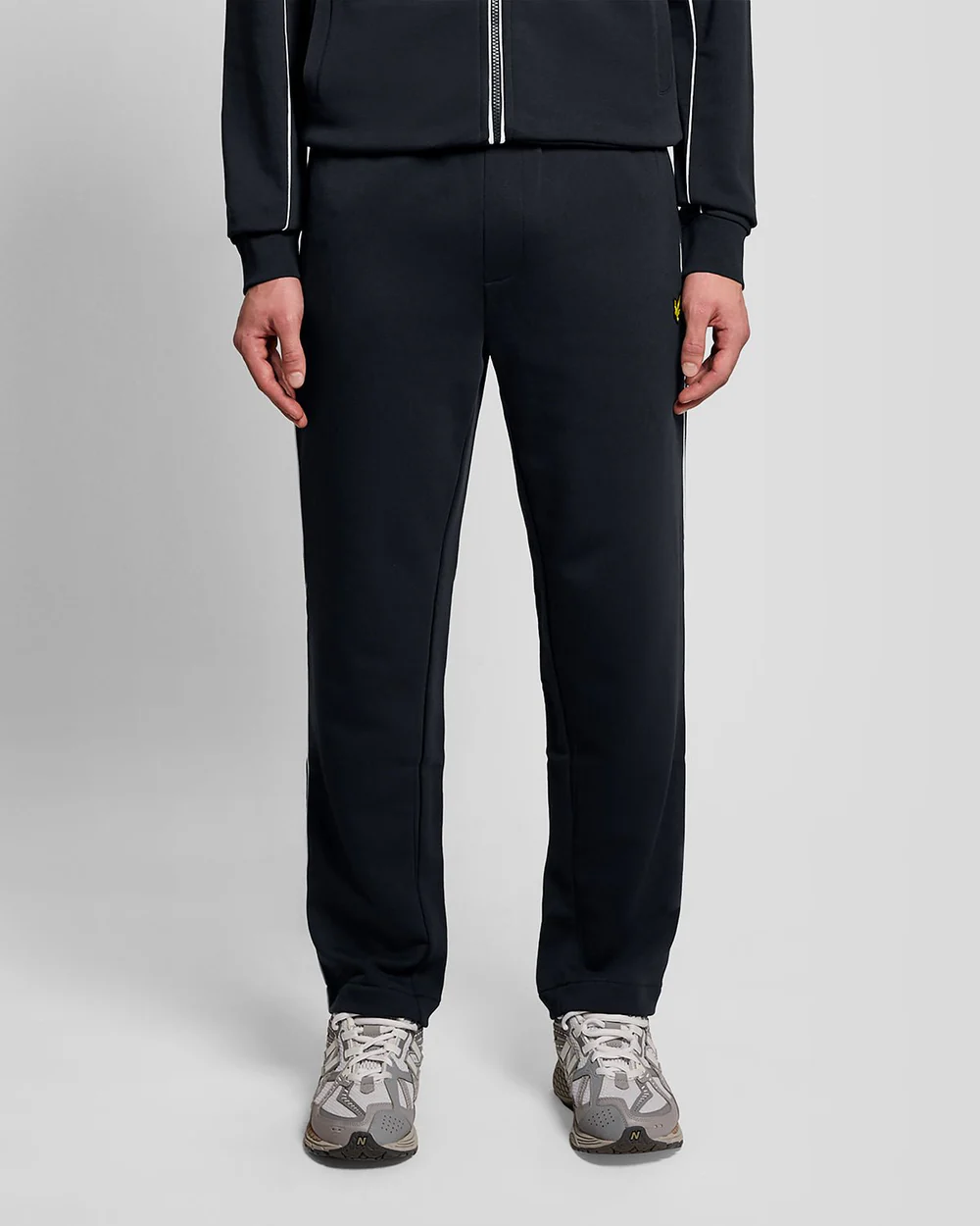 Lyle & Scott - Piped Straight Leg Track Bottoms - Dark Navy