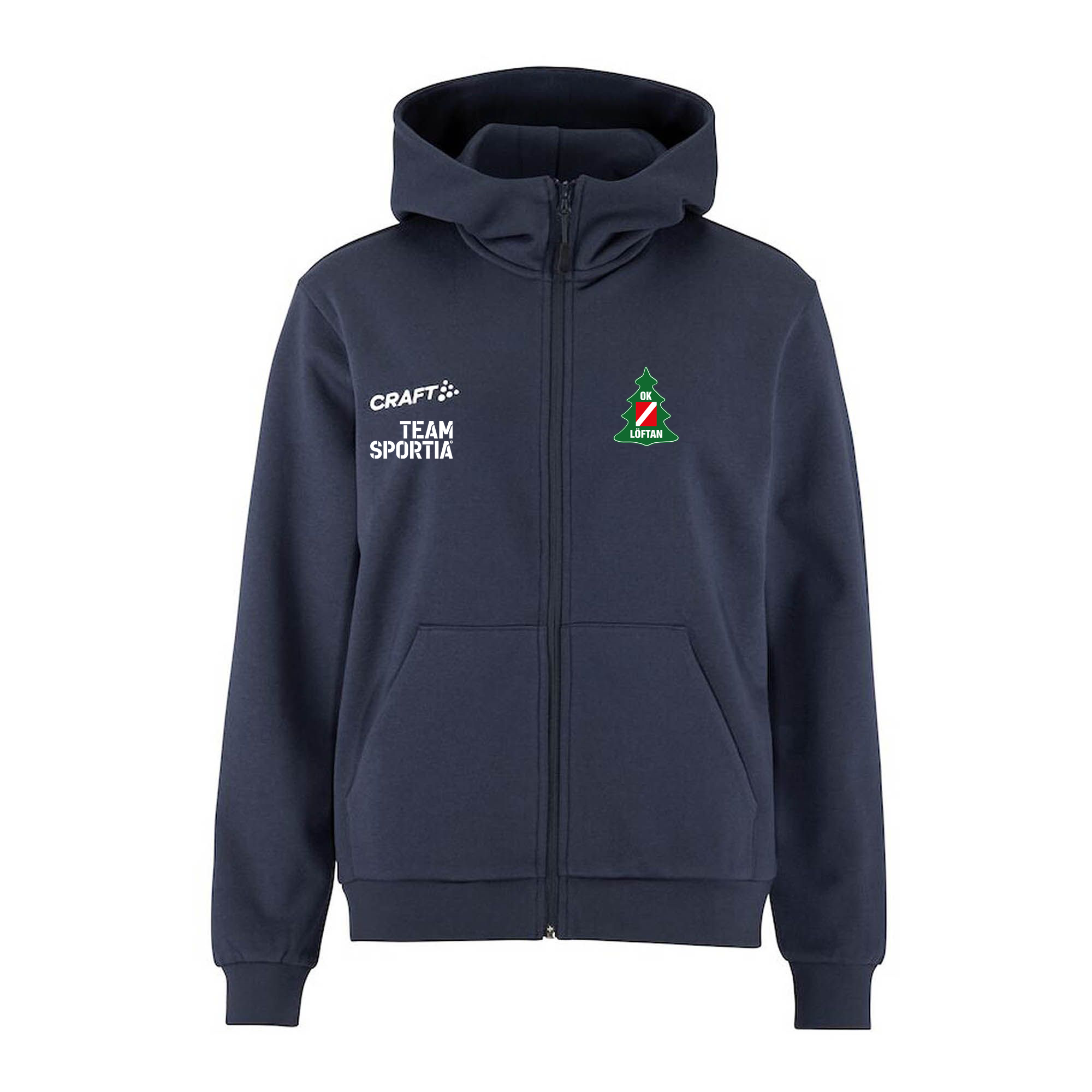 Craft Community 2.0 Logo Fz Hoodie Dam (OK Löftan)