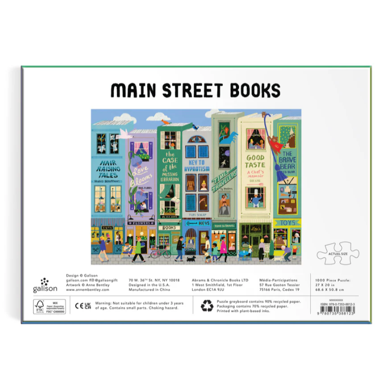 Main Street Books : Pussel 1000 bitar  - 3