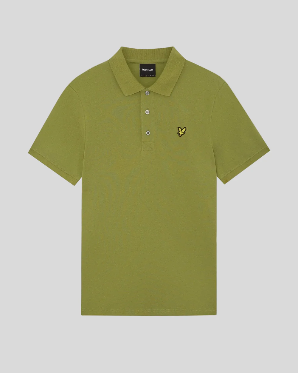 Lyle & Scott - Plain Polo Shirt - Shrub Green - 5