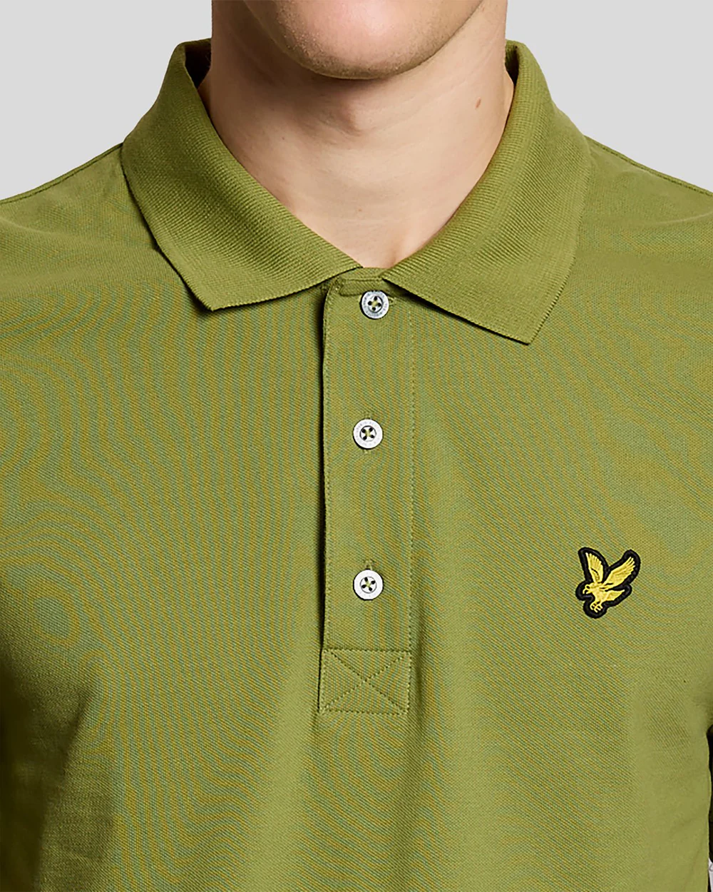 Lyle & Scott - Plain Polo Shirt - Shrub Green - 3