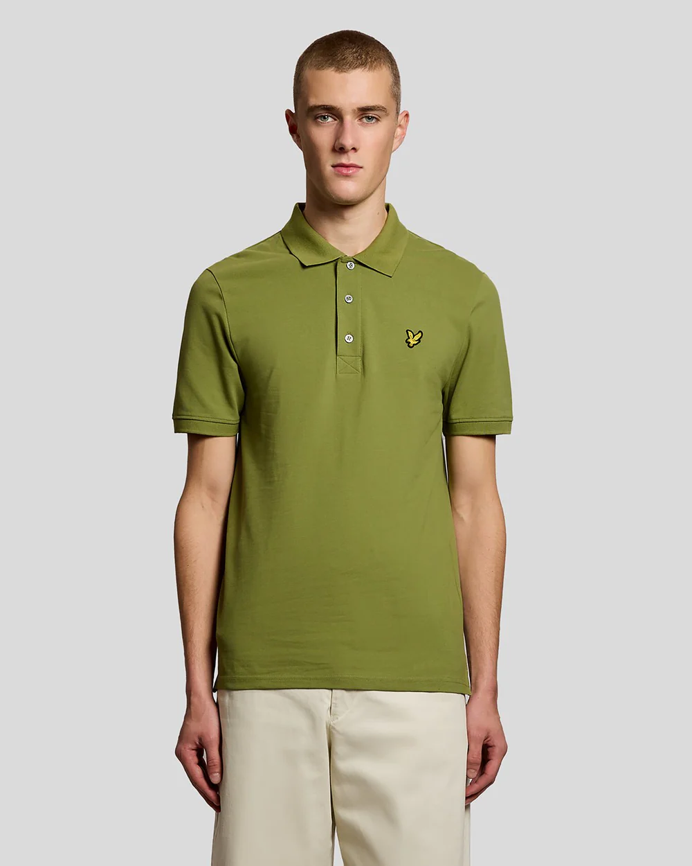 Lyle & Scott - Plain Polo Shirt - Shrub Green
