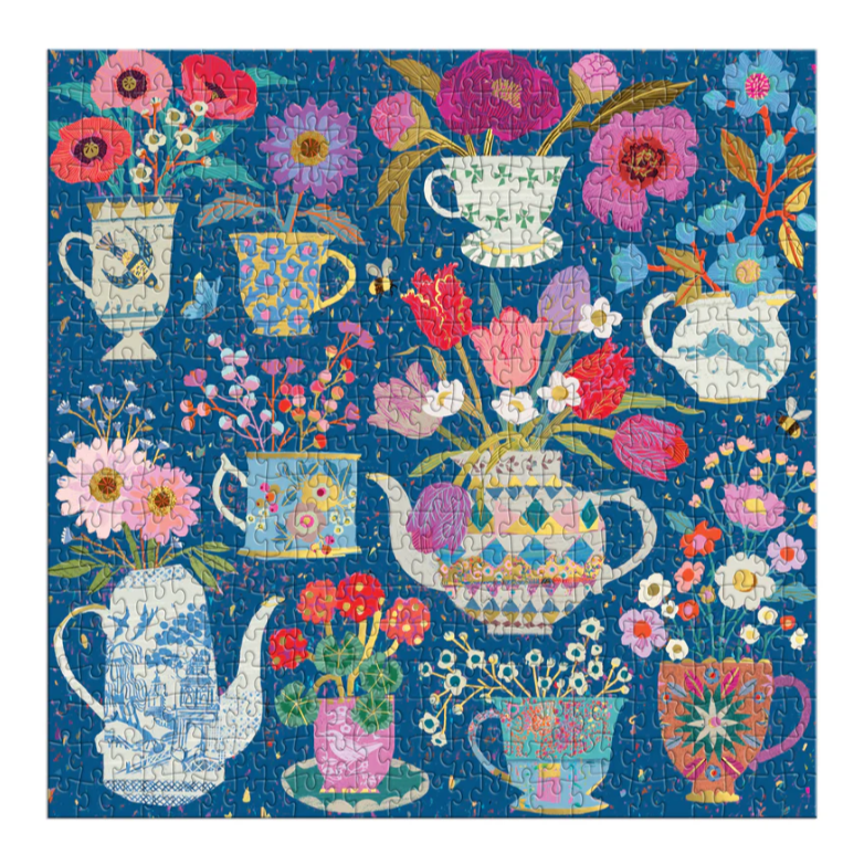 Potted Teacups : Pussel 500 bitar  - 2