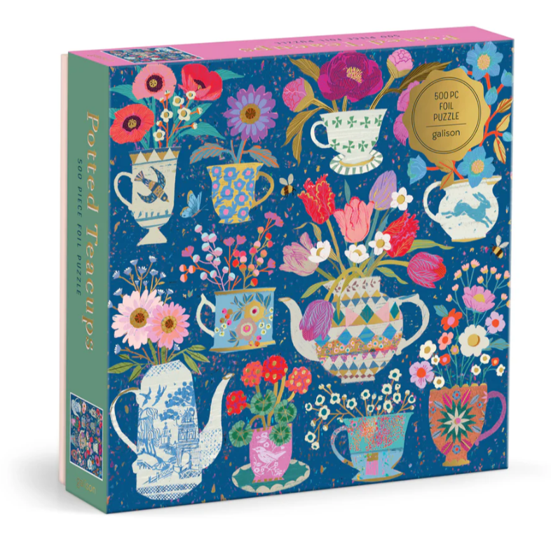 Potted Teacups : Pussel 500 bitar 