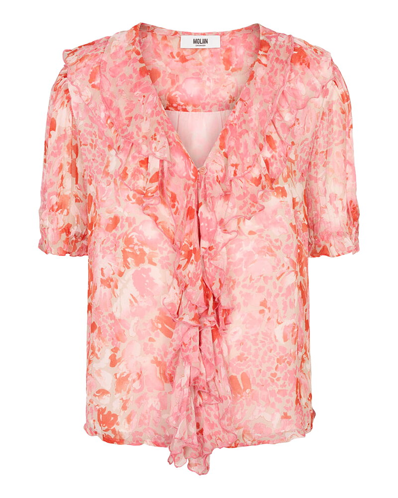 Blus Gini volang korall