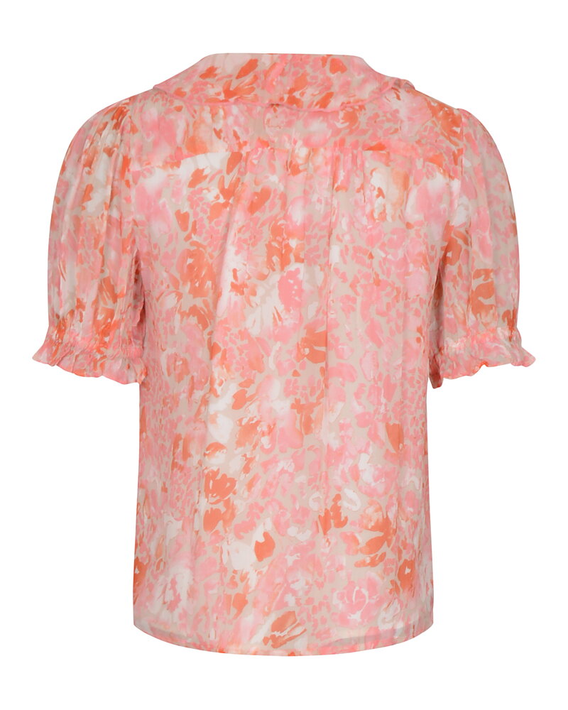 Blus Gini volang korall