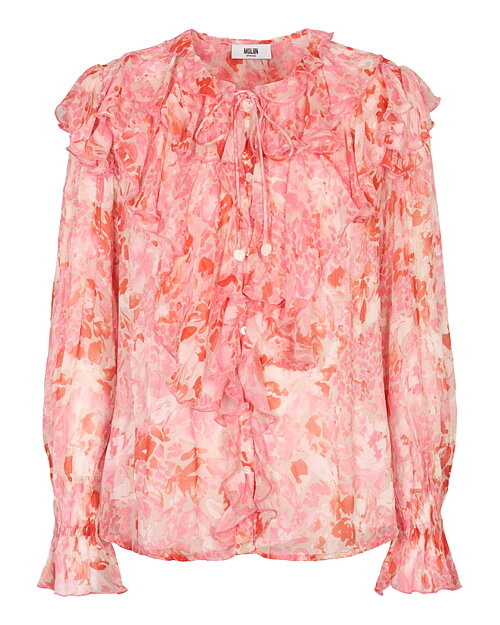 Blus Helena volang och knyt korall - 2