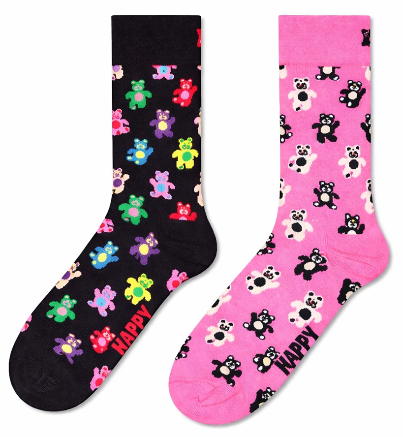 2-Pack Happy Socks Teddy Socks