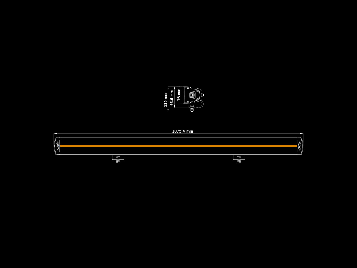 Siberia XPA DR 42" 341W  LED light bar - 3