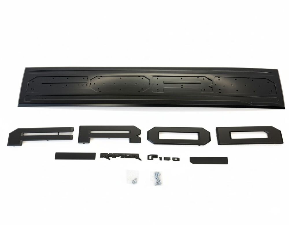 Bakluckepanel – Raptor Style – Matt Svart - 3