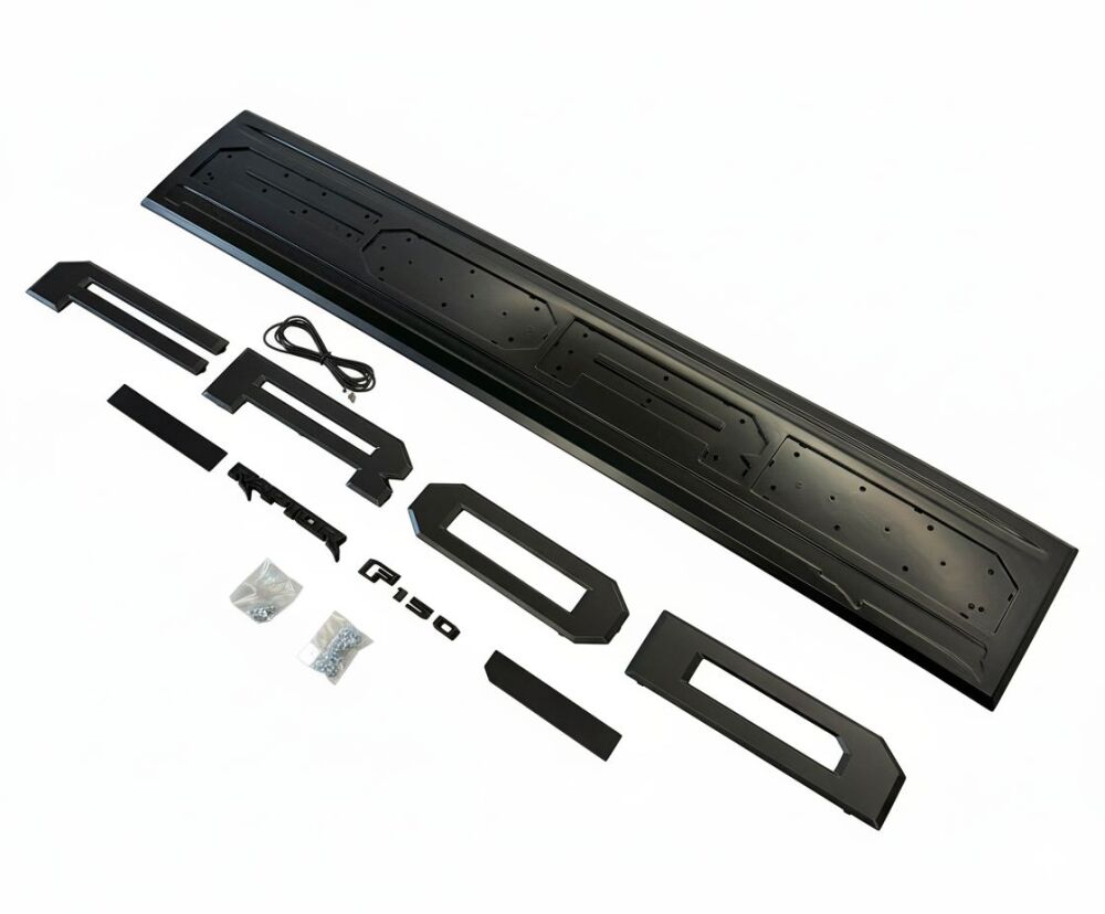 Bakluckepanel – Raptor Style – Matt Svart - 2