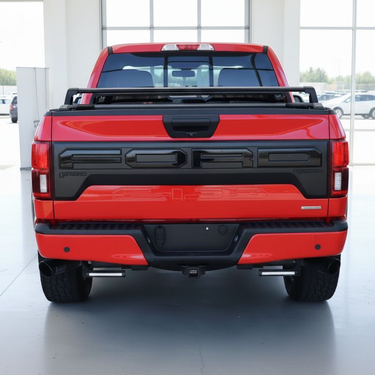LED Bakluckepanel – Raptor Style – Matt Svart - 6