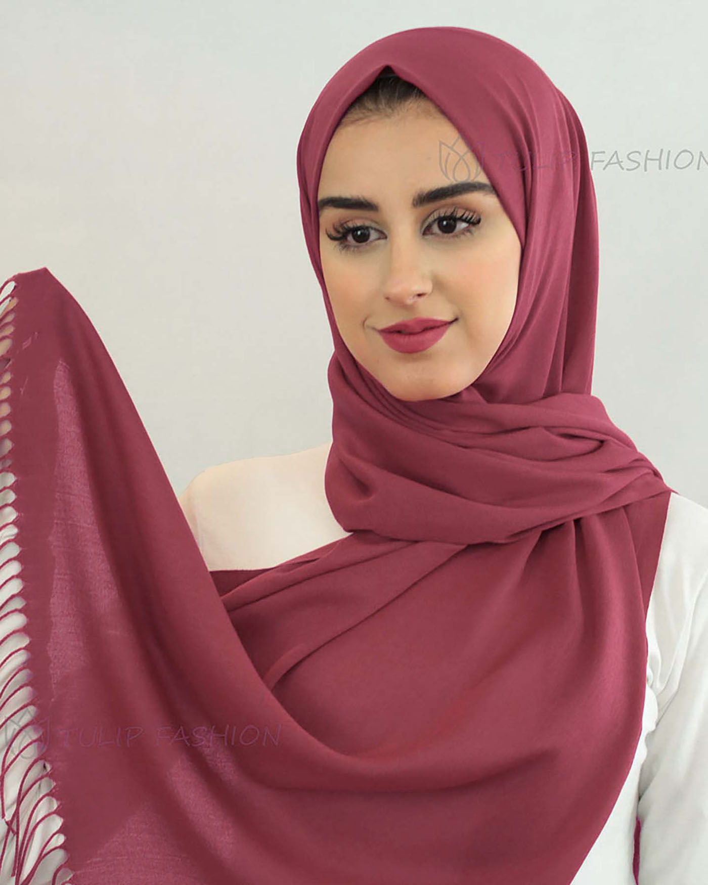 Hijab - Pashmina - Deep Mauve