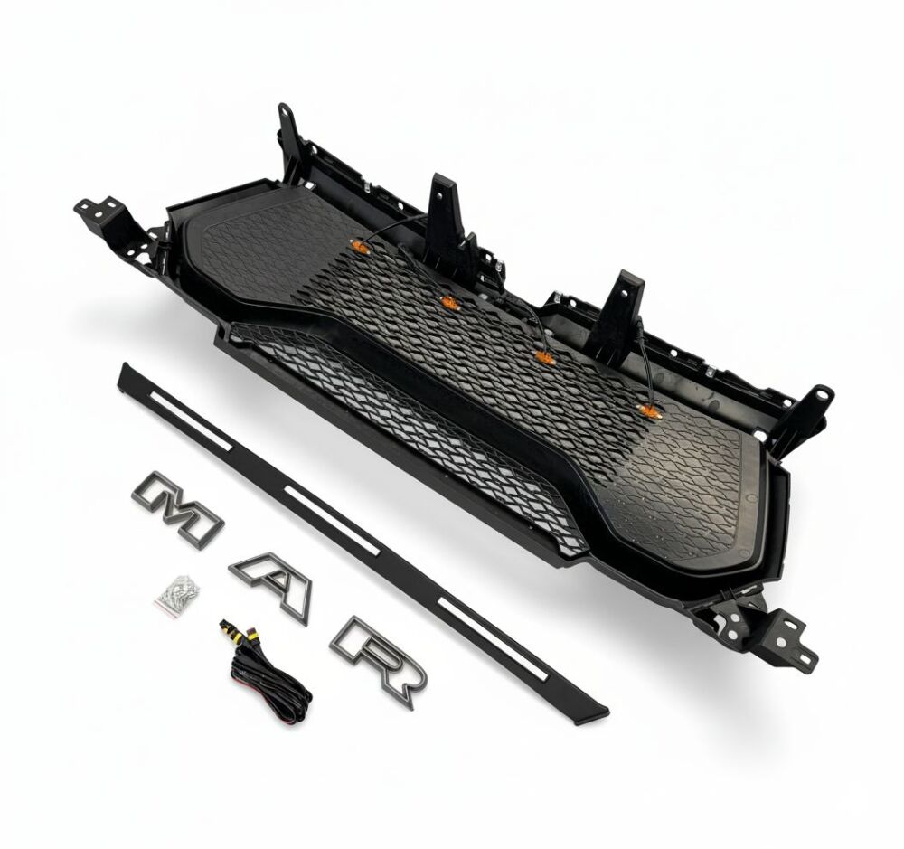 Övre Grill med LED – Rebel – Matt Svart - 5