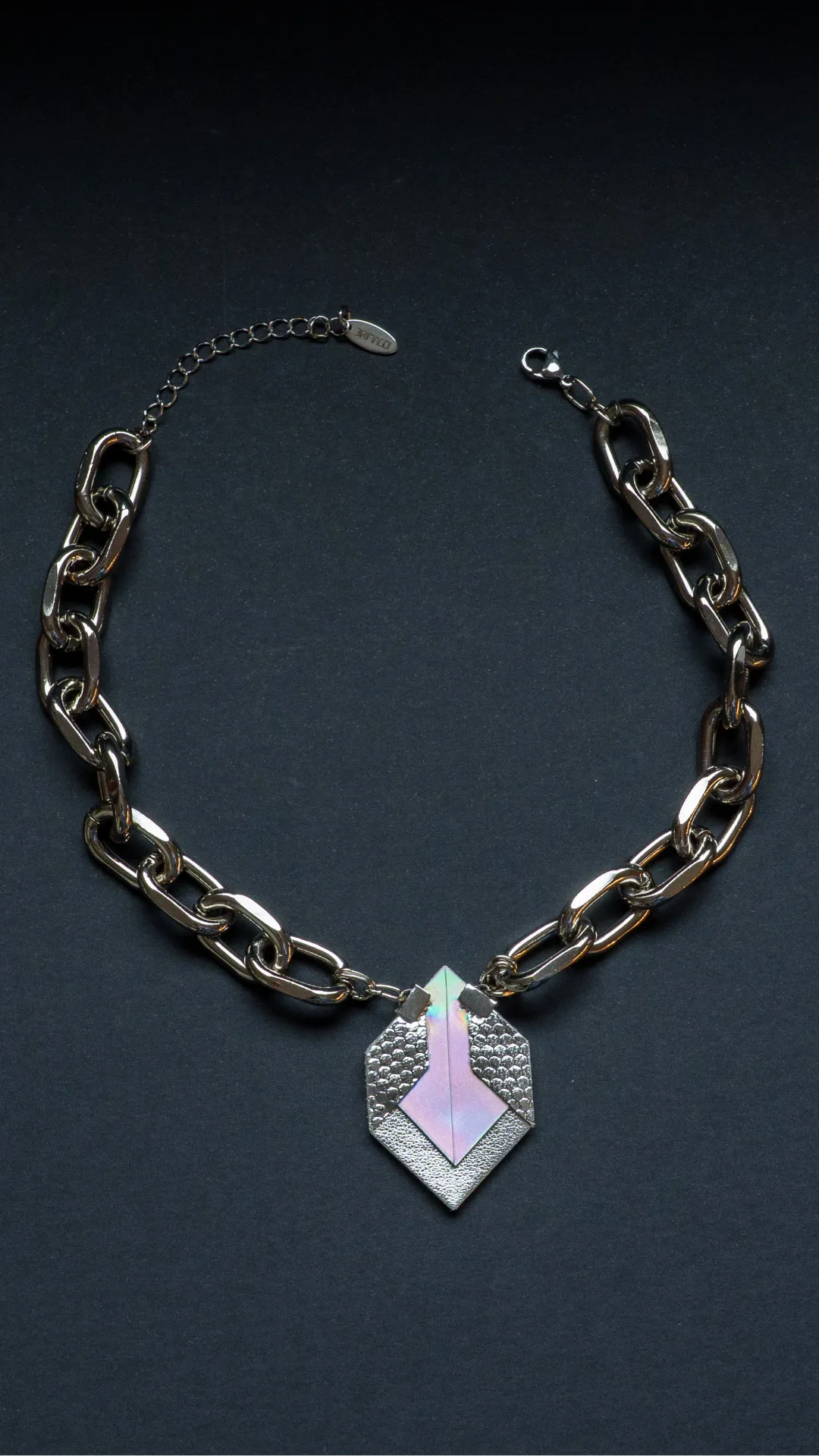 Origami Fusion Chocker Silver