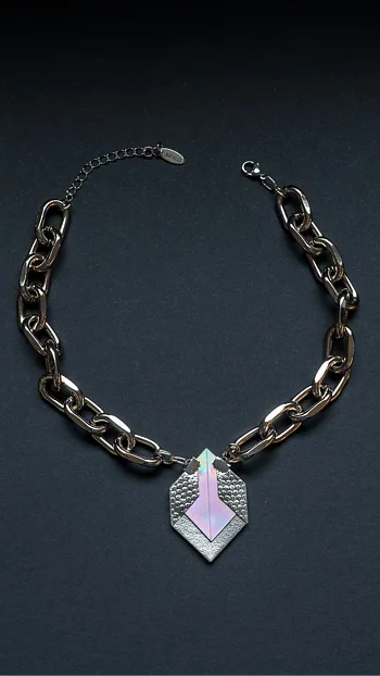 Origami Fusion Chocker Silver