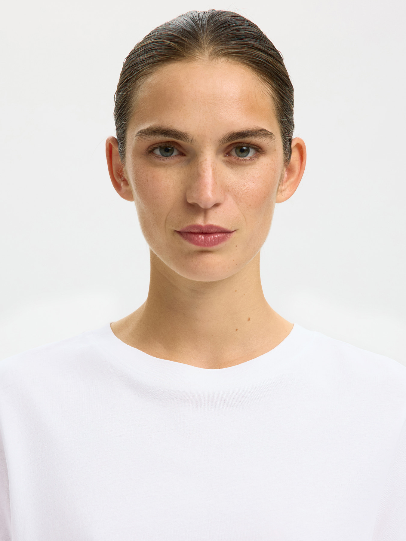 SLWMYESSENTIAL SS O-NECK TEE NOOS Bright White - 4