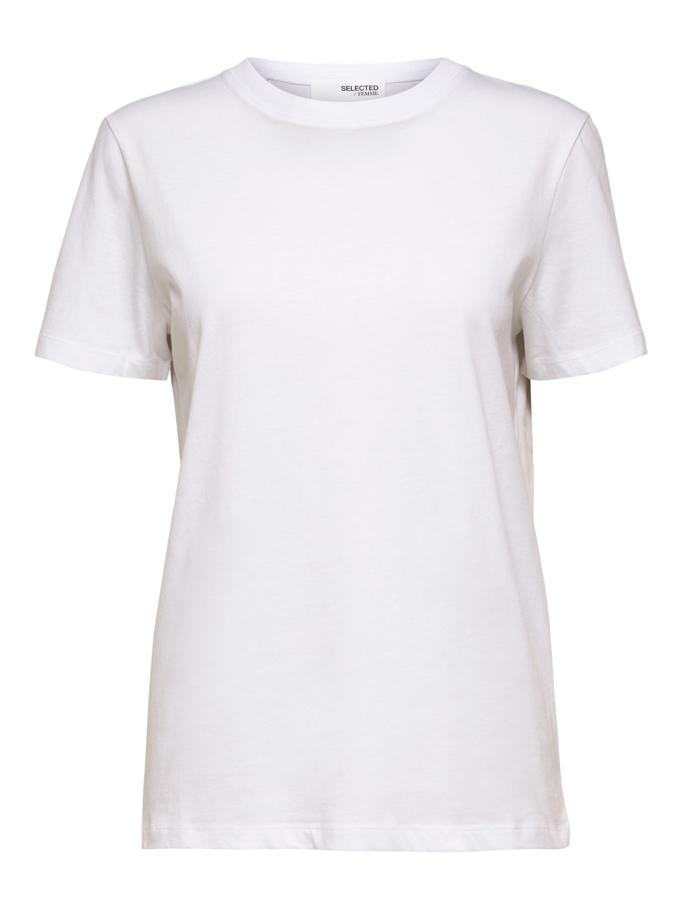 SLWMYESSENTIAL SS O-NECK TEE NOOS Bright White