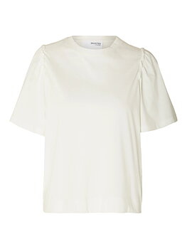 SLWPENELOPE 2/4 RUFFLE TEE NOOS Snow White