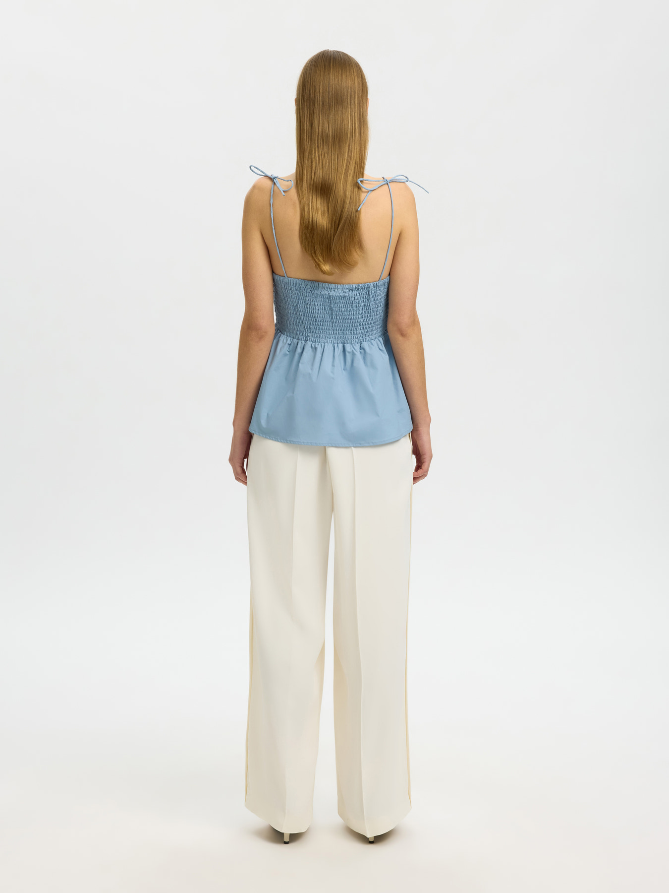 SLFDELIA STRAP TOP B Dusty Blue - 6