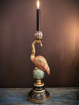 Ljusstake - Flamingo