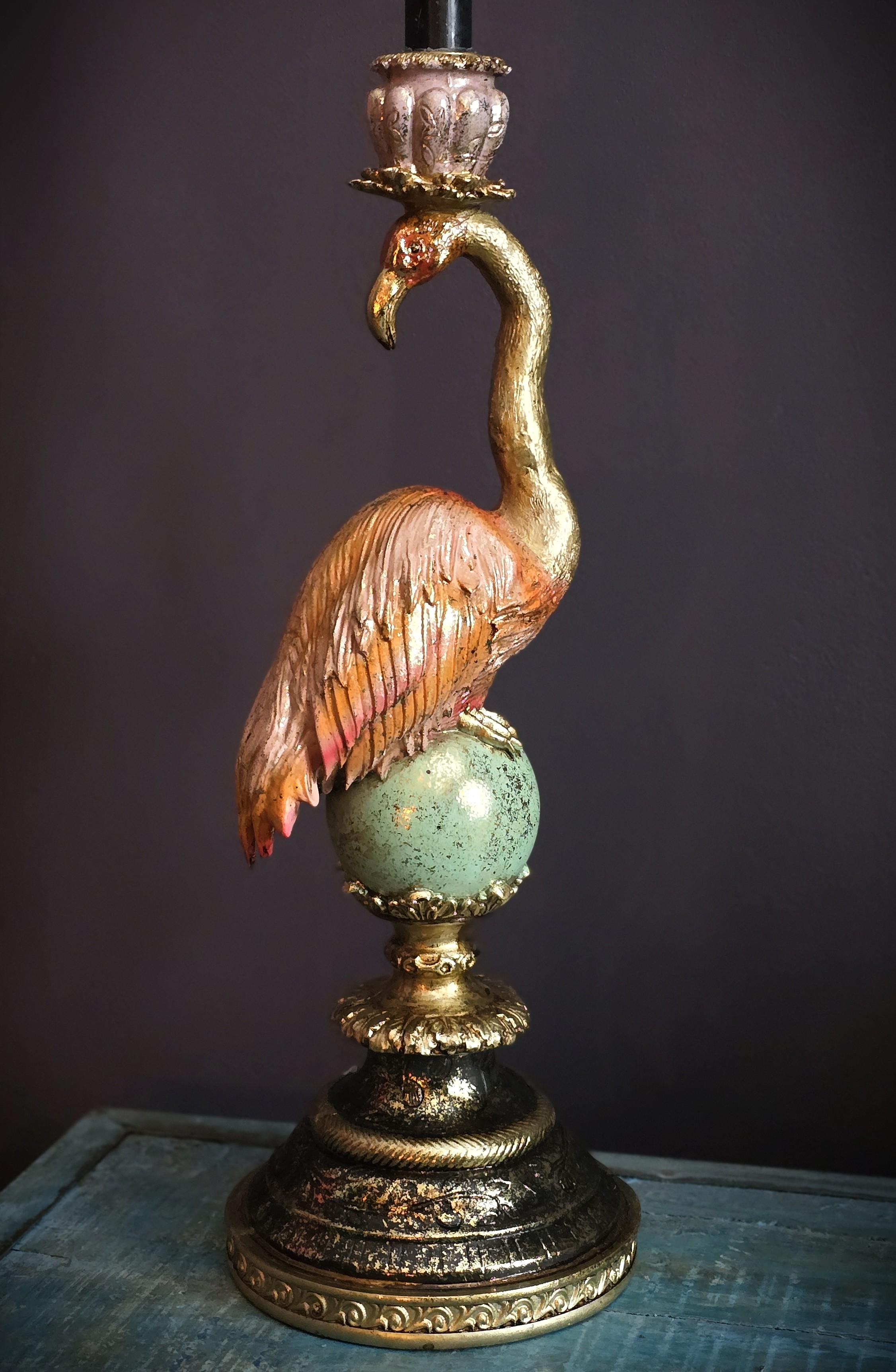 Ljusstake - Flamingo