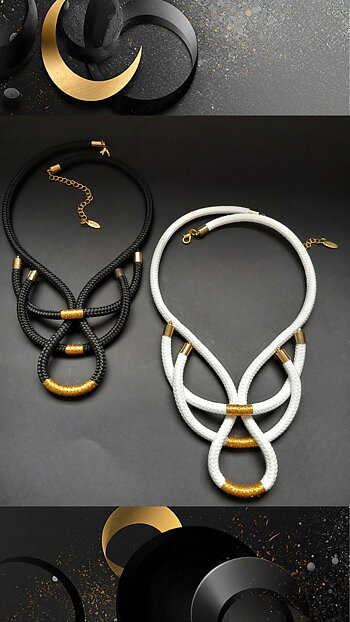 Butterlfy Halsband (vit)