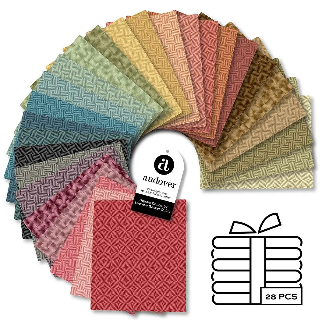 Square Dance Fat Quarter
