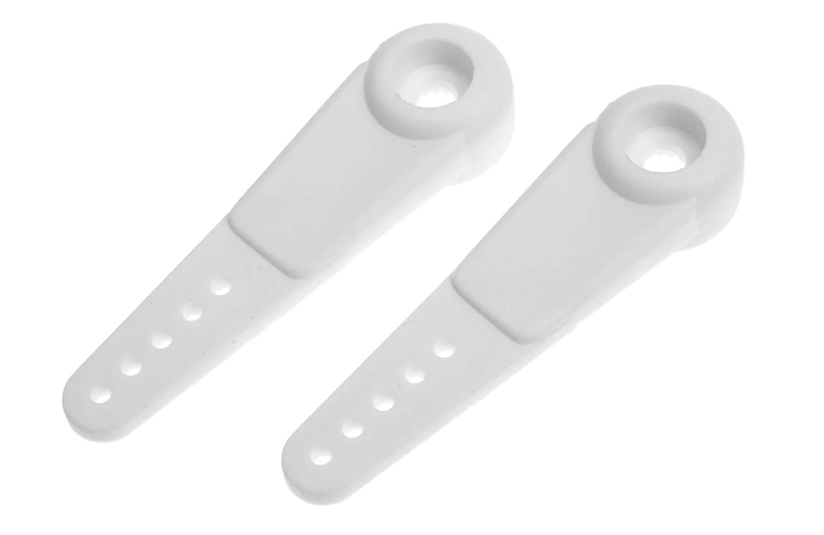 G-Force Nylon Servo Horn - Heavy Duty - Glassfibre Reinforced - Single 35mm - 23T JR - 2 pcs