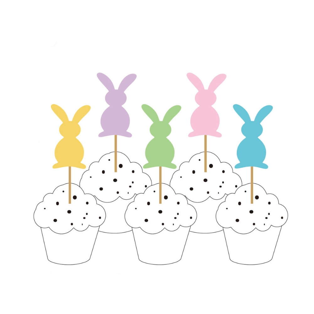 Cake picks Kanin 10-pack - 2