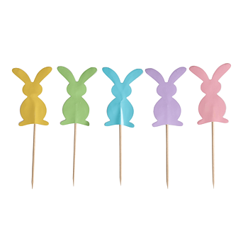 Cake picks Kanin 10-pack