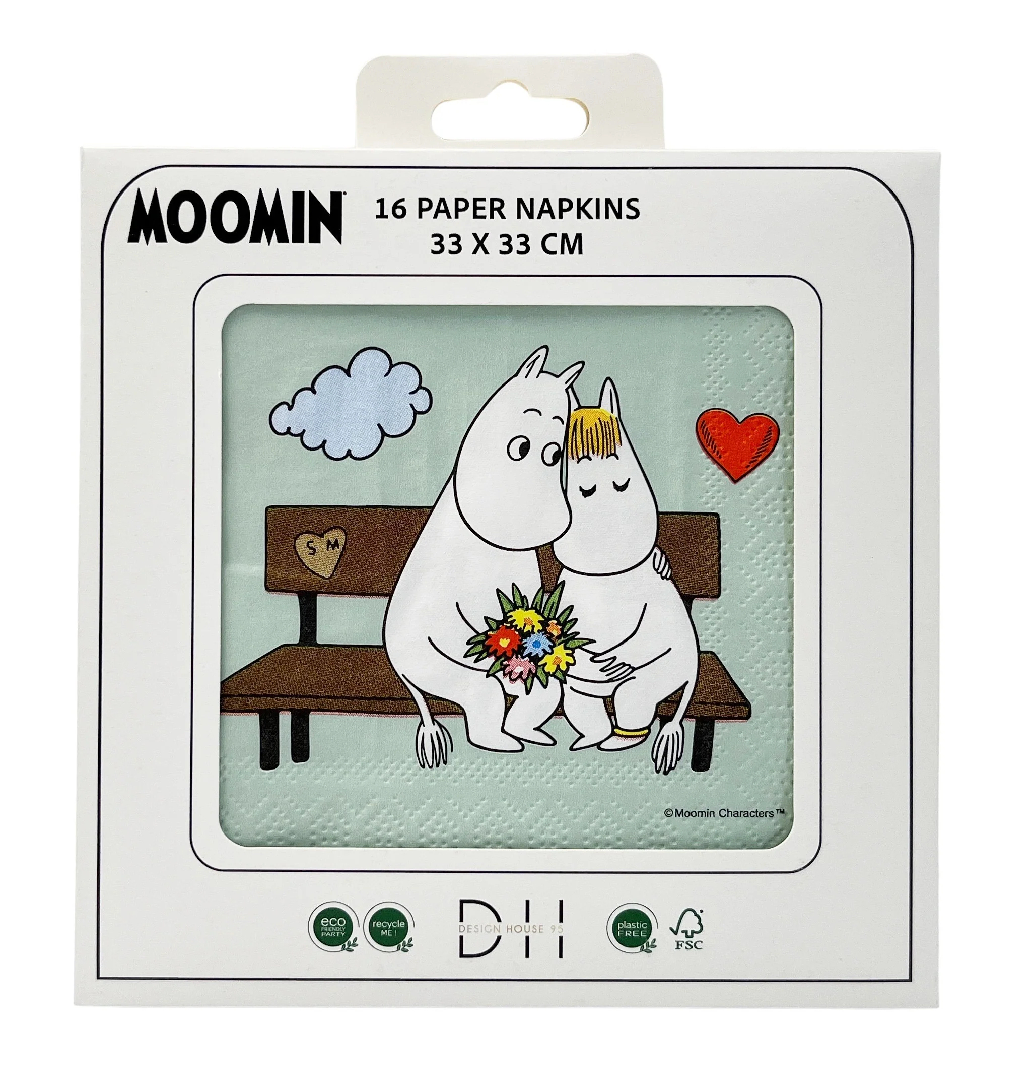 Mumin Servetter 16-Pack - Gröna - 2