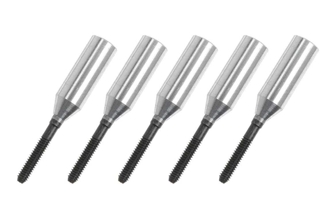 G-Force Threaded Coupler - M2 - Outer - Carbon Tube Dia. 4mm - 5 pcs