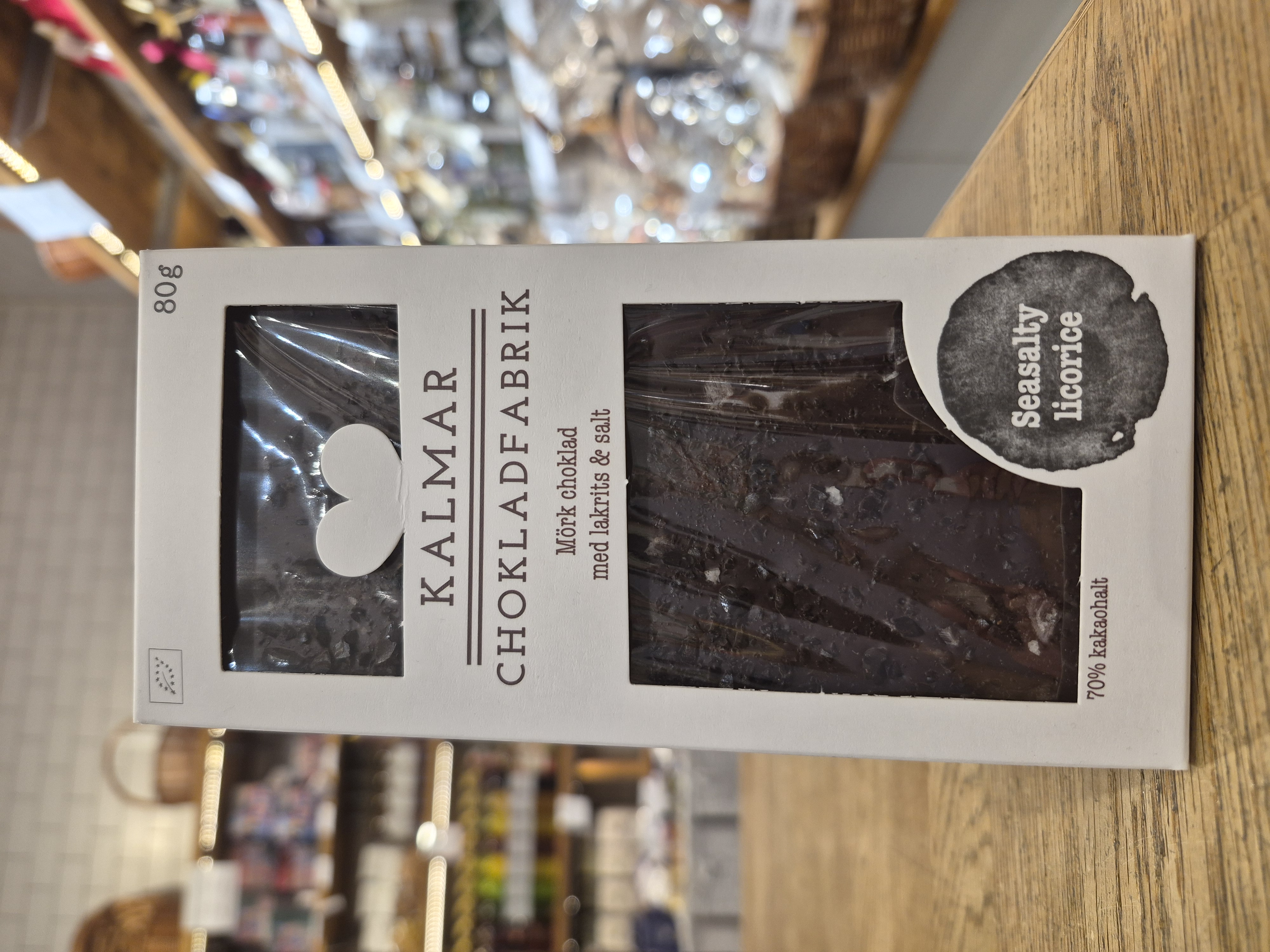 Seasalty Licorice -Mörk choklad med lakrits och havssalt (70%)
