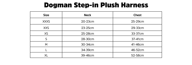 Dogman - Step-in Plush Hundsele - Flera storlekar - 4