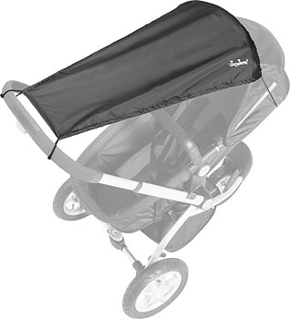Playshoes UV-Skydd Barnvagn Svart One size