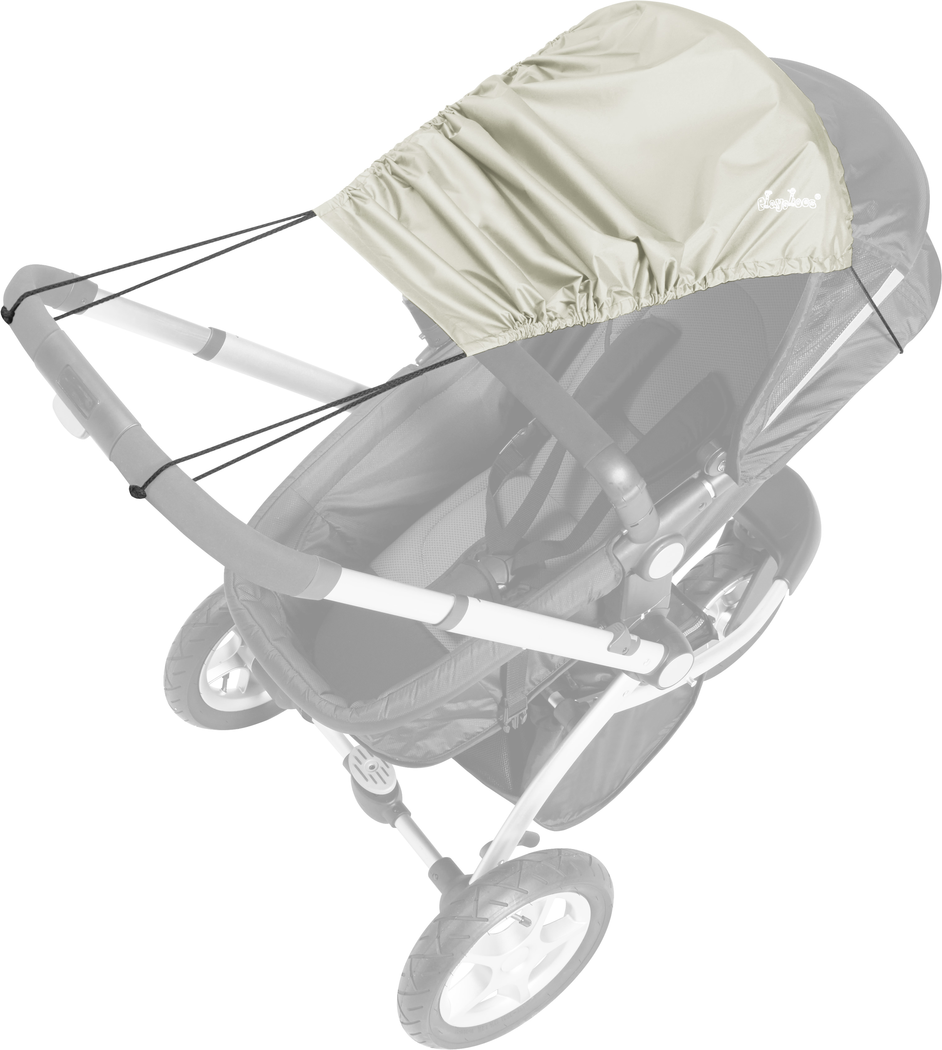 Playshoees UV-Skydd Barnvagn Natur One Size - 2