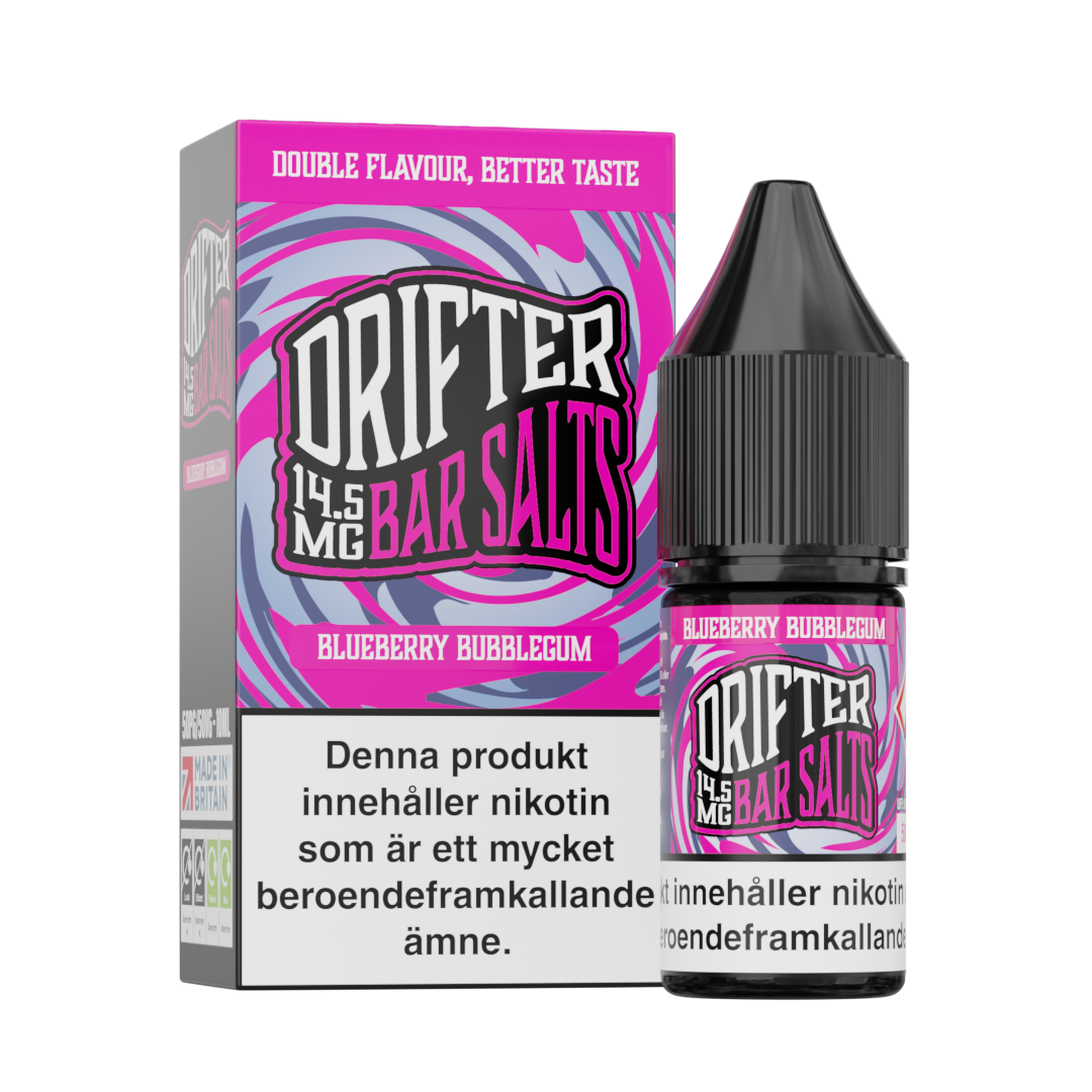 Drifter Nic Salt 14,5mg - Blueberry Bubblegum