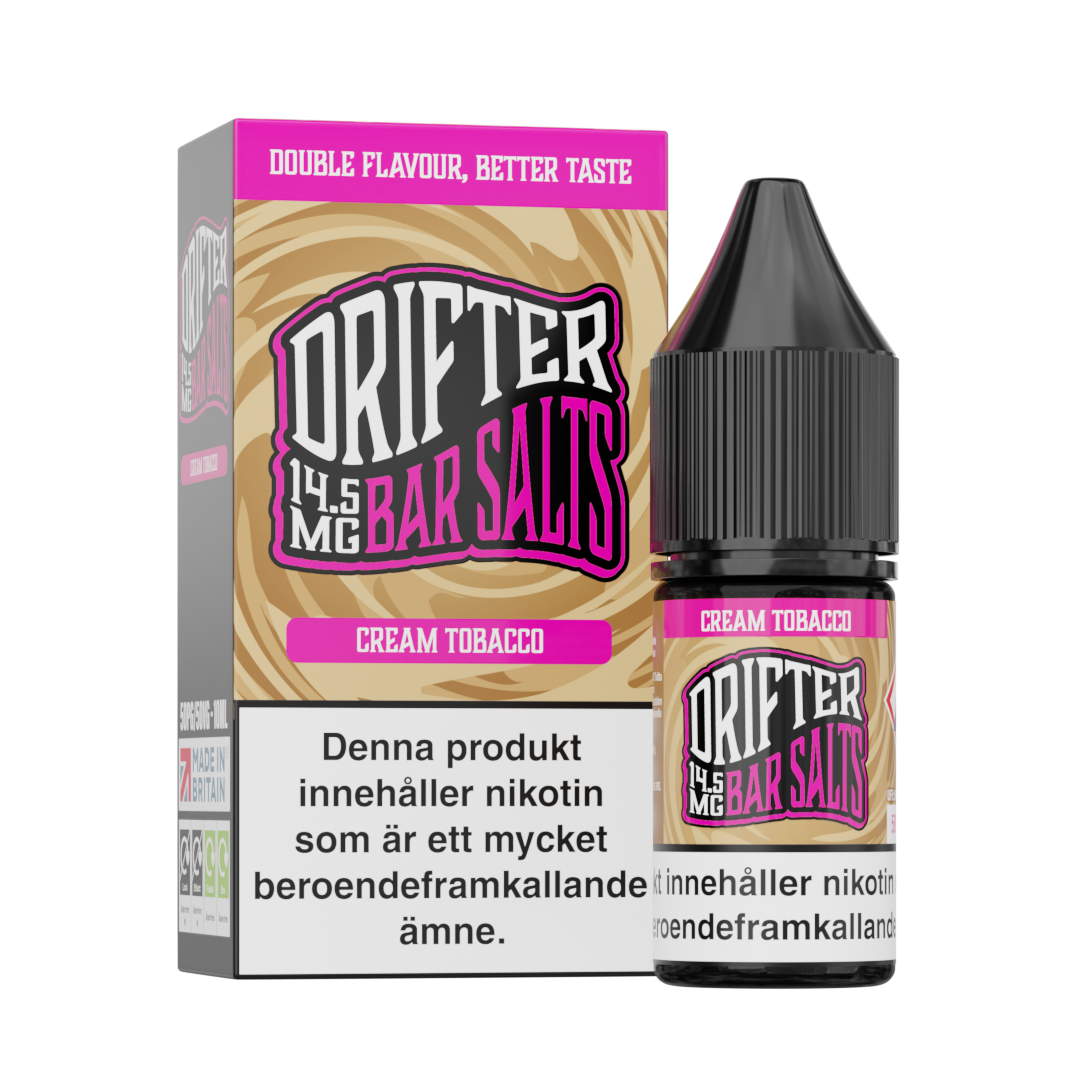 Drifter Nic Salt 14,5mg - Cream Tobacco