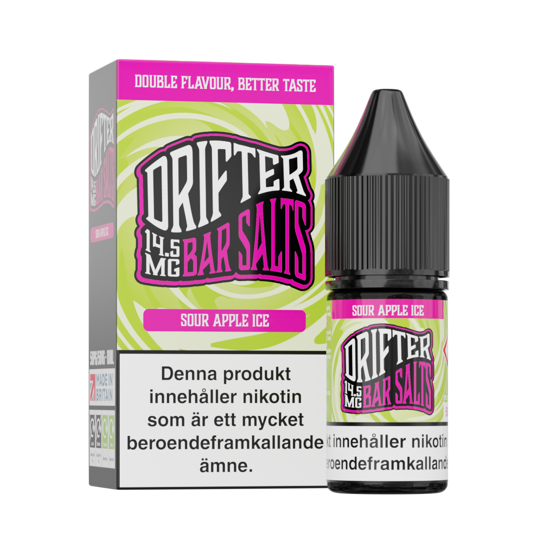 Drifter Nic Salt 14,5mg - Sour Apple Ice